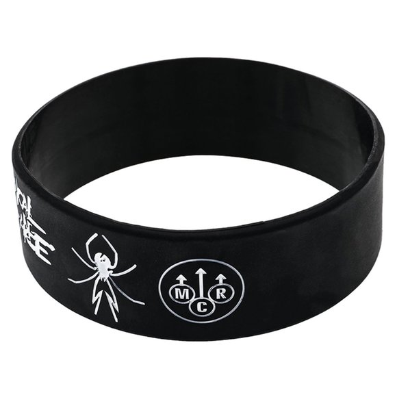 DEBOSSED WRIST BAND MY CHEMICAL ROMANCE BRACELET MCR BAND WRISTBAND INDENTED - Picture 2 of 3